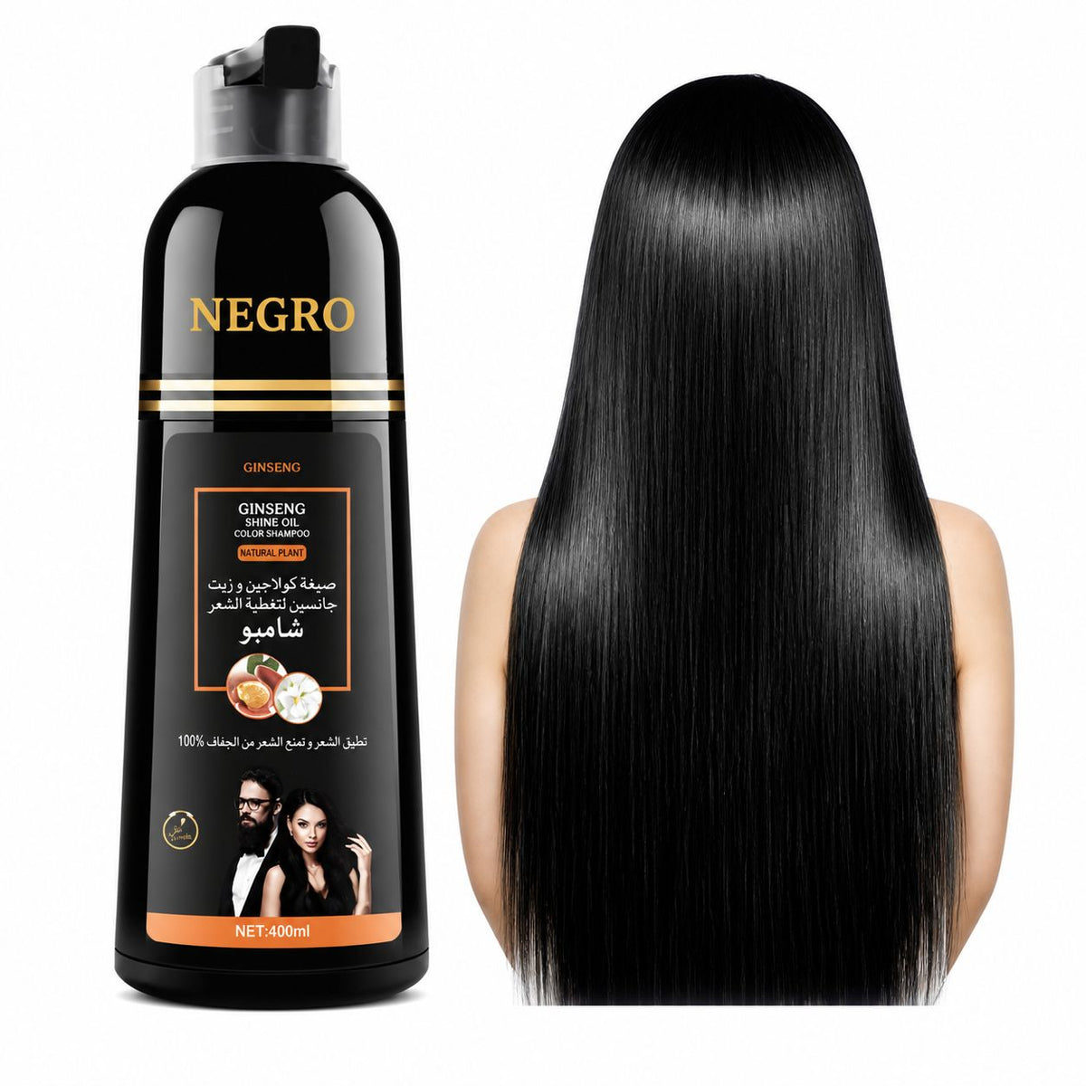 Cubre tus canas al instante, directamente en la ducha.