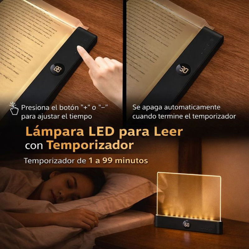 NIGHT PAGE™ - Lámpara LED para Leer || ¿Tu pareja se despierta cada vez que prendes la luz para leer? 😴